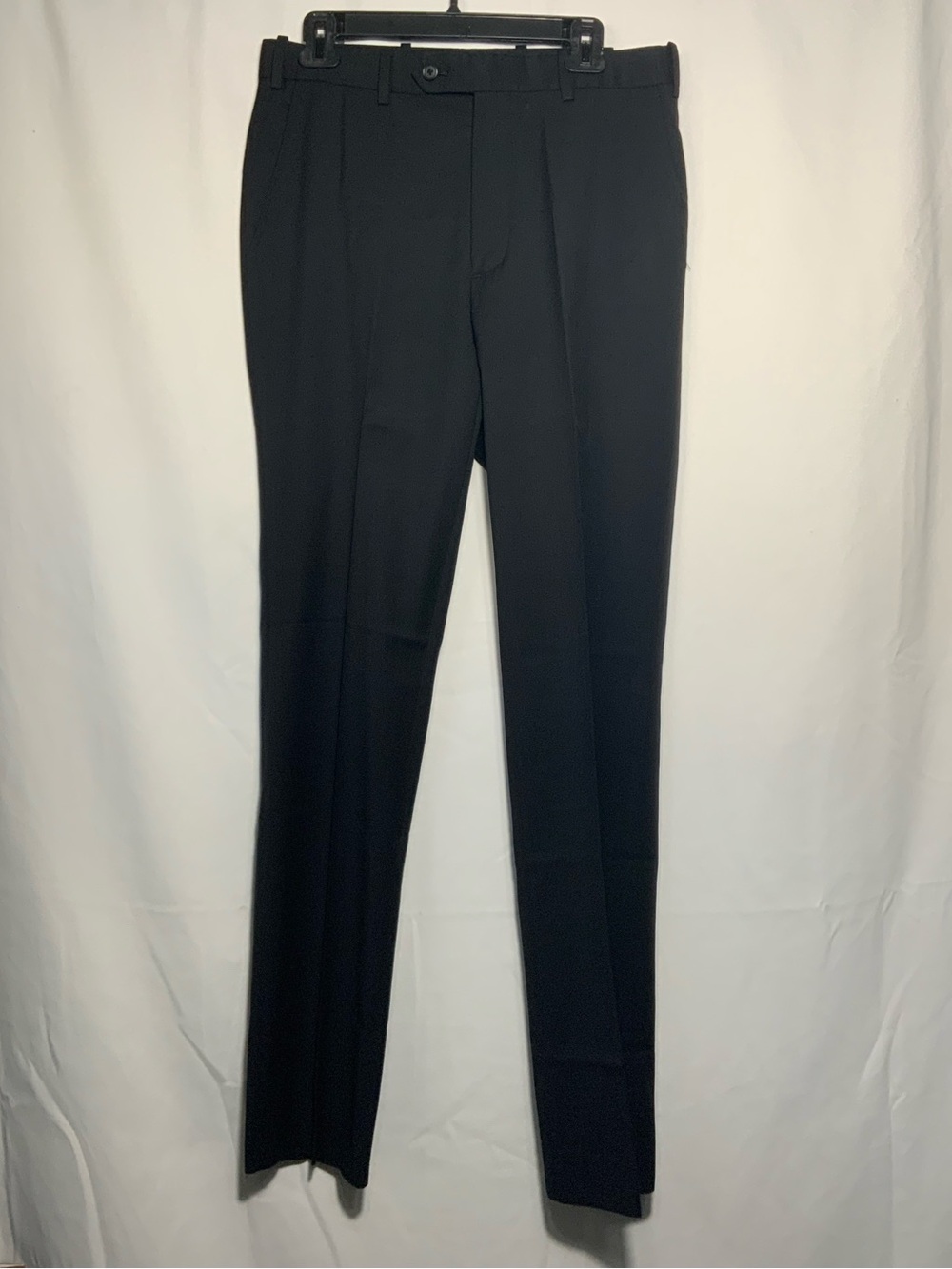 Lazetti Couture Men's Black Dress Pants – Tailored Straight Fit